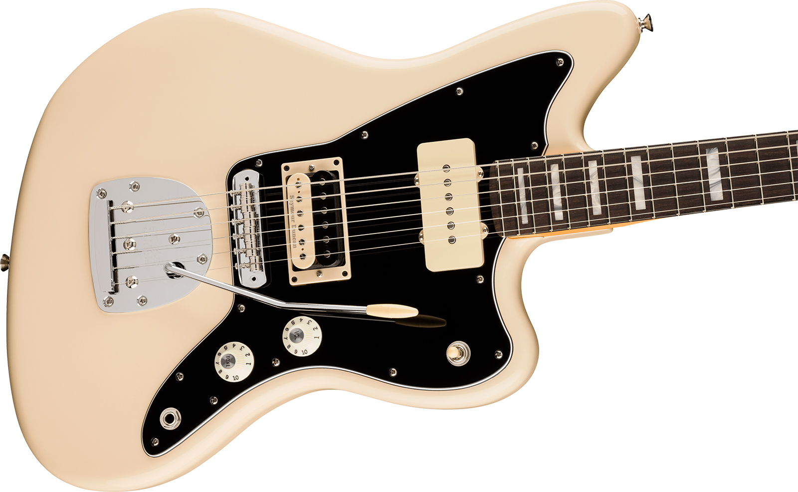 Fender Kim Gordon Jazzmaster Mex Ltd Signature Ltd 2s Trem Rw - Olympic White - Kenmerkende elektrische gitaar - Variation 2
