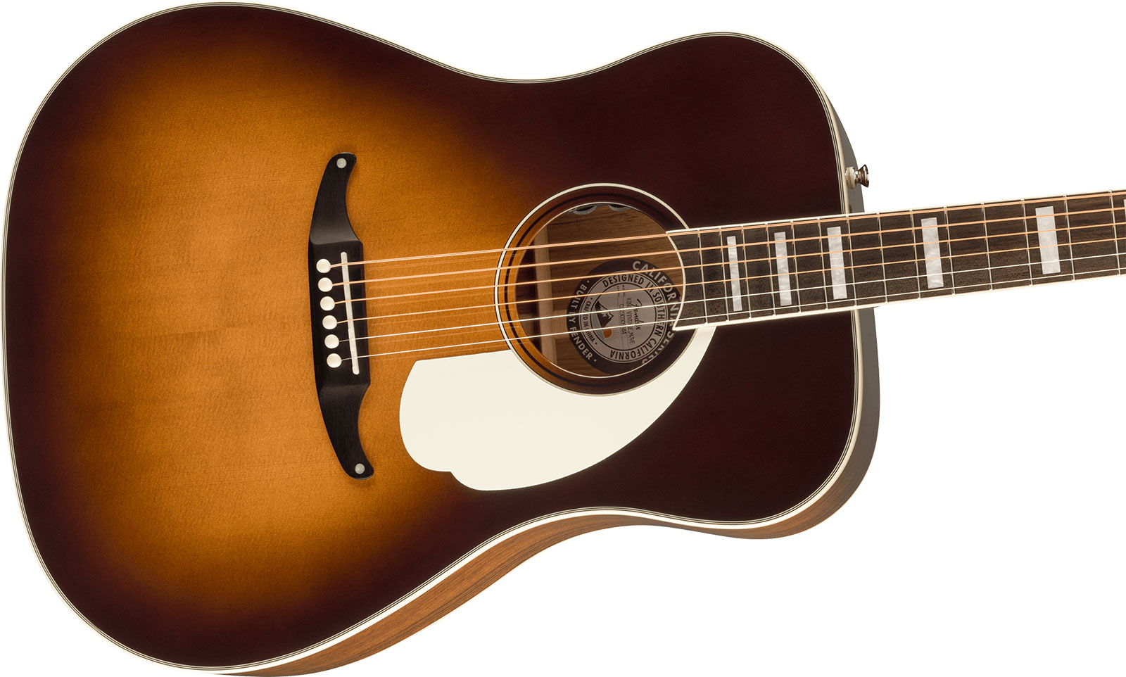 Fender King Vintage California Dreadnought Epicea Ovangkol Ova - Mojave - Elektro-akoestische gitaar - Variation 2