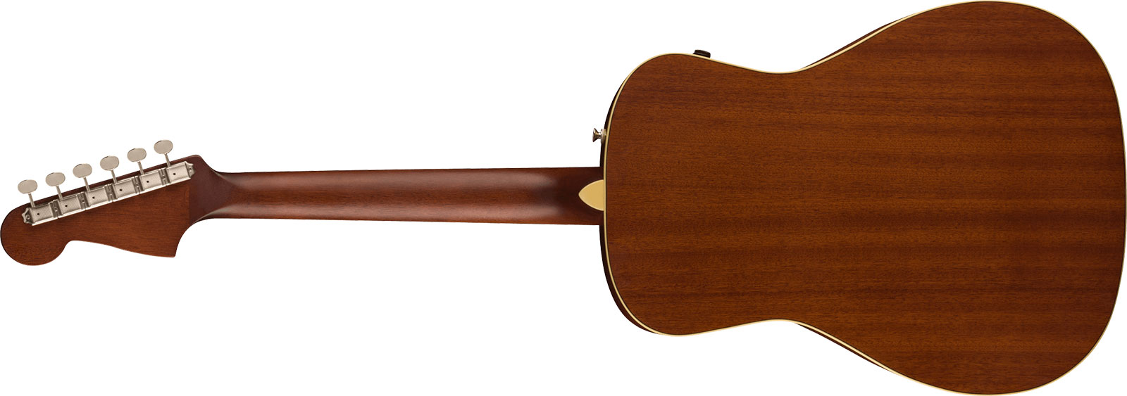 Fender Malibu Player 2023 Parlor Epicea Sapele Wal - Olympic White - Elektro-akoestische gitaar - Variation 1
