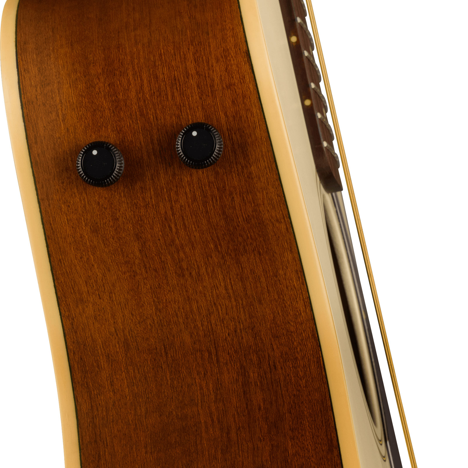 Fender Malibu Player 2023 Parlor Epicea Sapele Wal - Olympic White - Elektro-akoestische gitaar - Variation 3