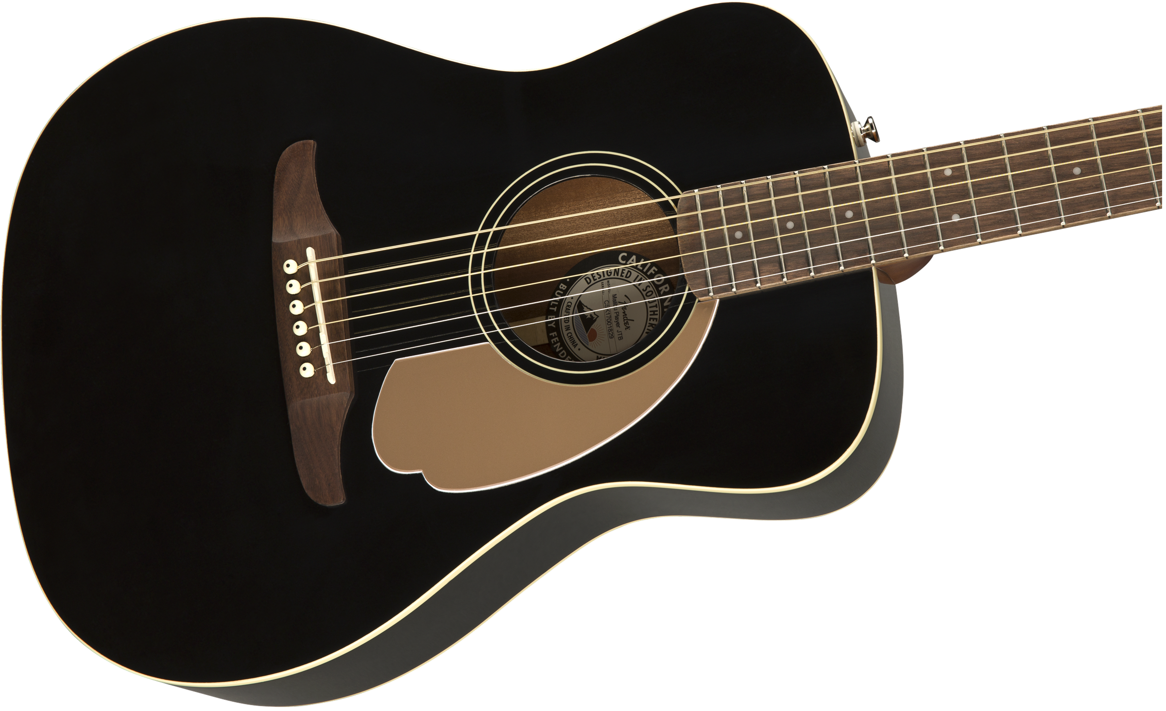 Fender Malibu Player - Jetty Black - Westerngitaar & electro - Variation 2