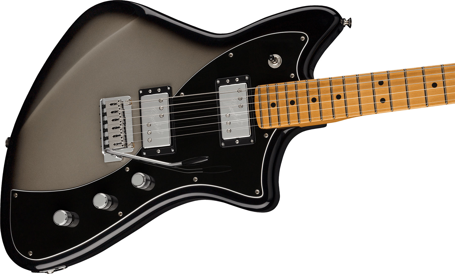 Fender Meteora Player Plus Hh Mex 2h Ht Mn - Silver Burst - Retro-rock elektrische gitaar - Variation 2