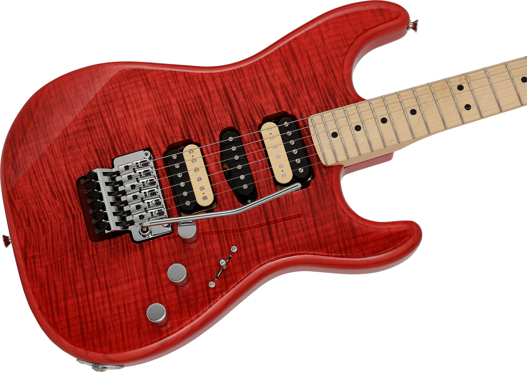 Fender Michiya Haruhata Strat Jap Signature Hsh Trem Mn - Trans Pink - Elektrische gitaar in Str-vorm - Variation 2