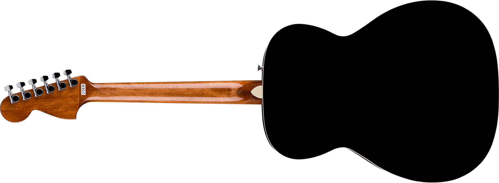 Fender Monterey California Standard Om Epicea Sapele Wal - Black - Folk gitaar - Variation 1