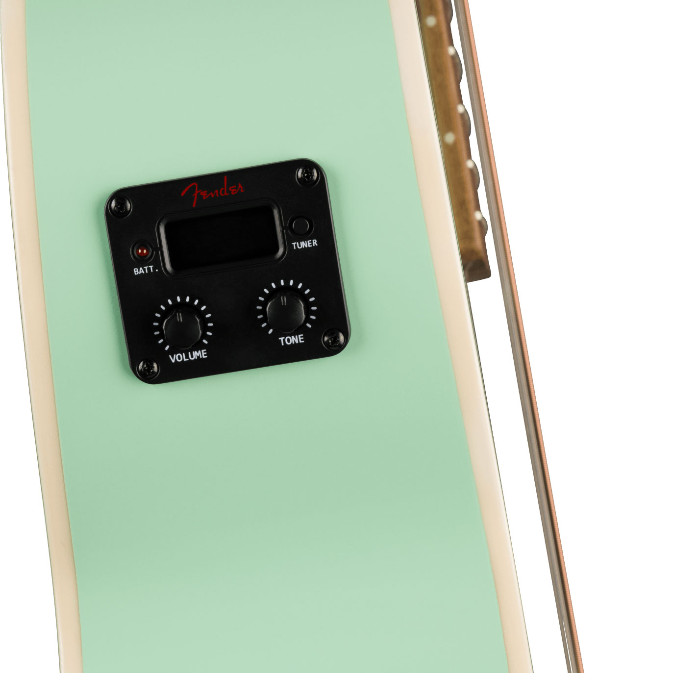 Fender Monterey E California Standard Om Epicea Sapele Wal - Surf Green - Folk gitaar - Variation 2