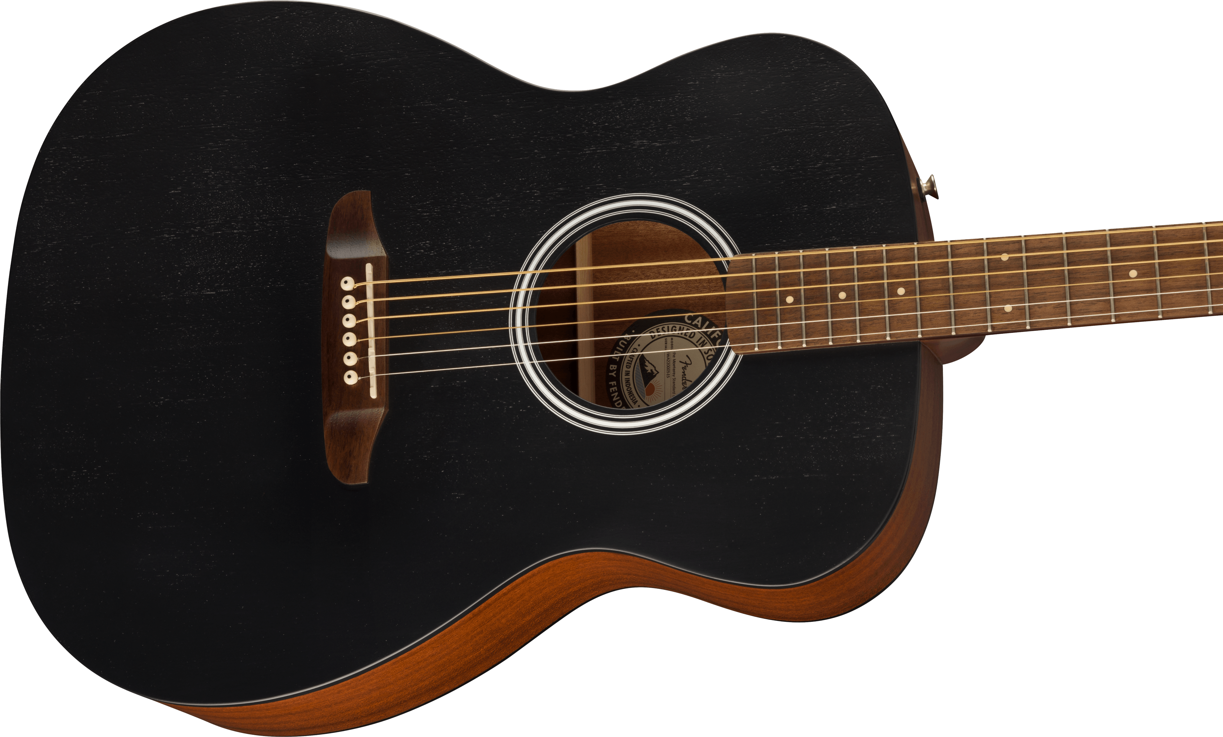 Fender Monterey Standard Sapelle Wal - Black Top - Westerngitaar & electro - Variation 2
