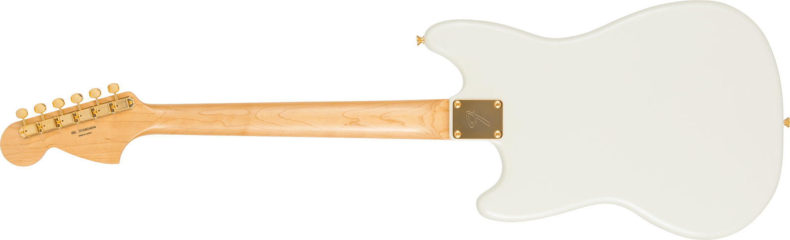 Fender Mustang 60s Traditional Mij Ltd Jap Shsc 2s Trem Rw - White Pearl - Retro-rock elektrische gitaar - Variation 1