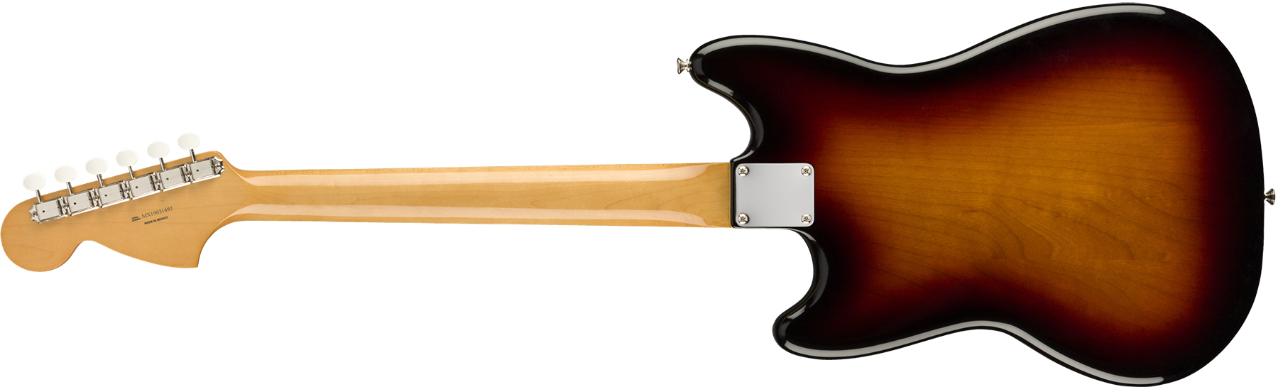 Fender Mustang 60s Vintera Vintage Mex Pf - 3-color Sunburst - Retro-rock elektrische gitaar - Variation 1