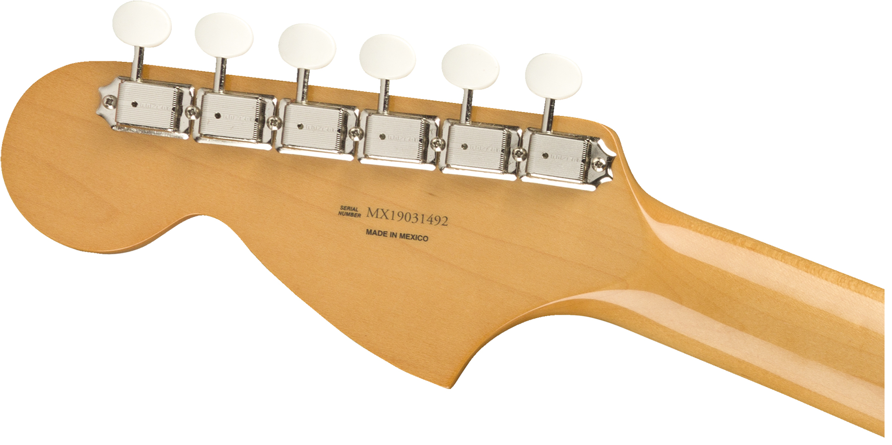 Fender Mustang 60s Vintera Vintage Mex Pf - Lake Placid Blue - Retro-rock elektrische gitaar - Variation 3