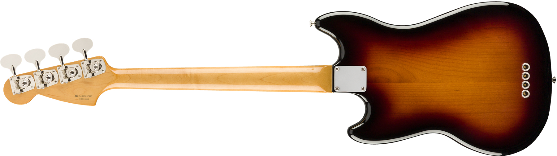 Fender Mustang Bass 60s Vintera Vintage Mex Pf - 3-color Sunburst - Short scale elektrische bas - Variation 1