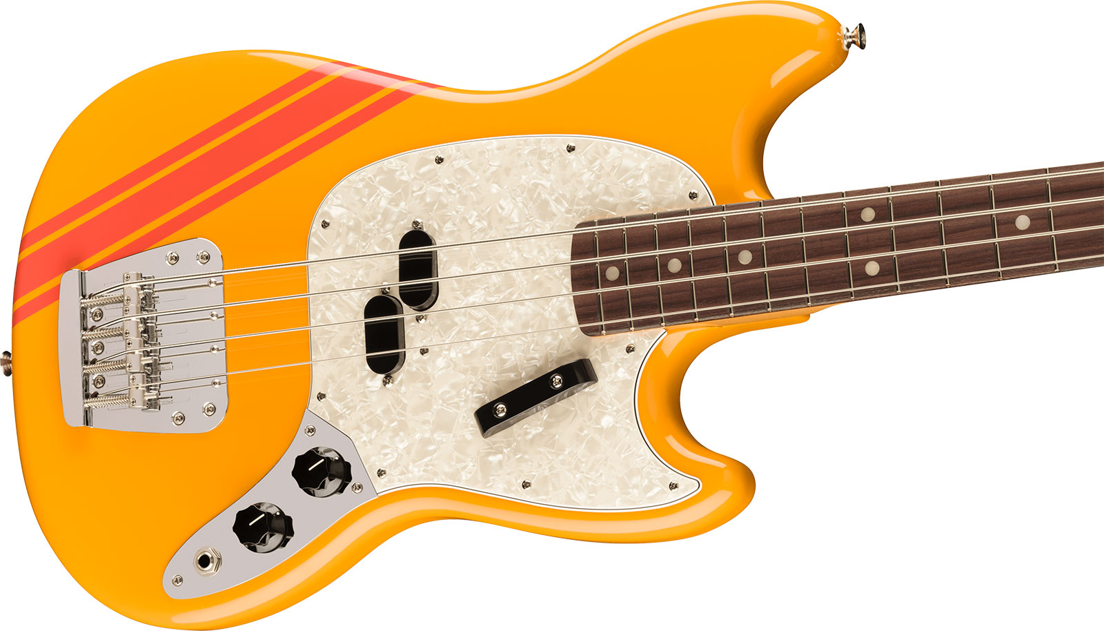 Fender Mustang Bass 70s Competition Vintera 2 Rw - Competition Orange - Solid body elektrische bas - Variation 2