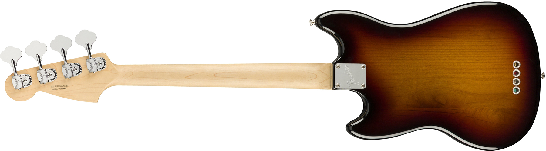 Fender Mustang Bass American Performer Usa Rw - 3-color Sunburst - Short scale elektrische bas - Variation 1