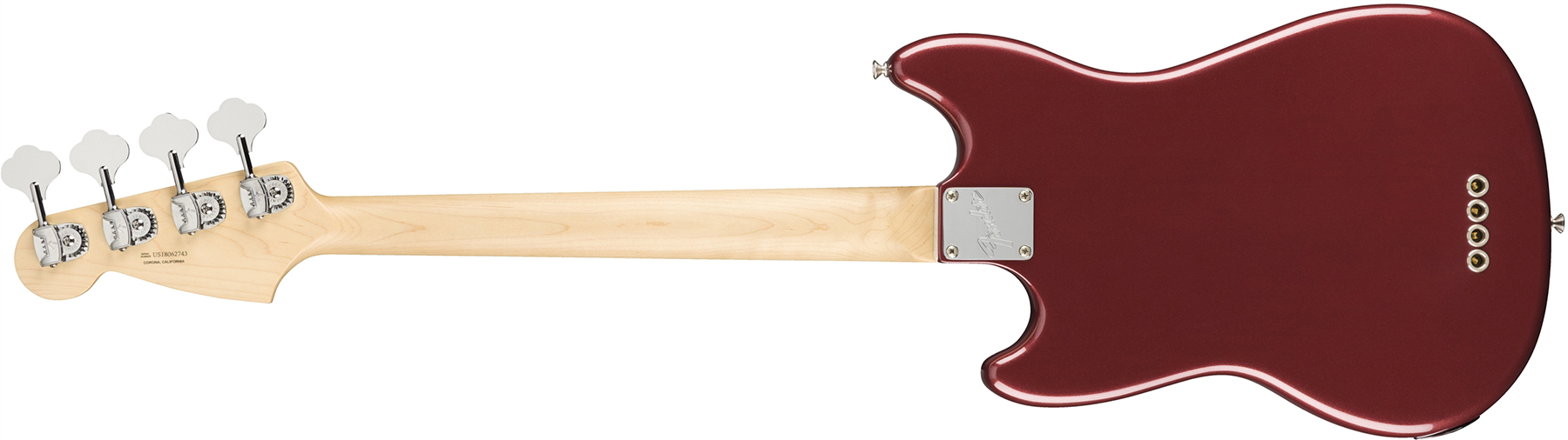 Fender Mustang Bass American Performer Usa Rw - Aubergine - Short scale elektrische bas - Variation 1