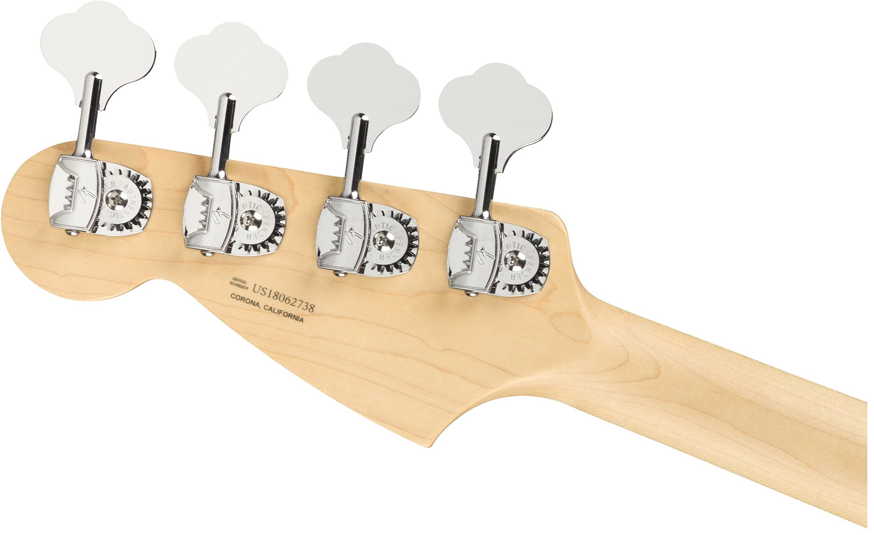 Fender Mustang Bass American Performer Usa Rw - Arctic White - Short scale elektrische bas - Variation 2