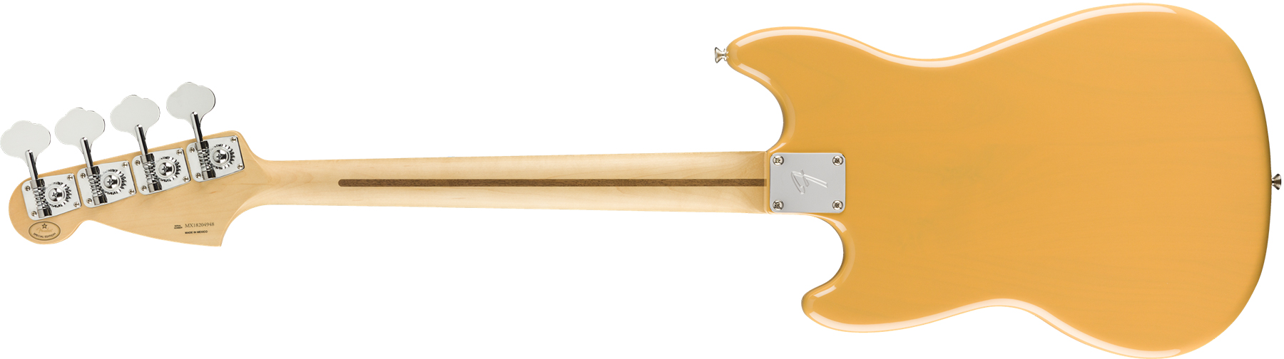 Fender Mustang Bass Pj Player Ltd Mex Mn - Butterscotch Blonde - Short scale elektrische bas - Variation 1