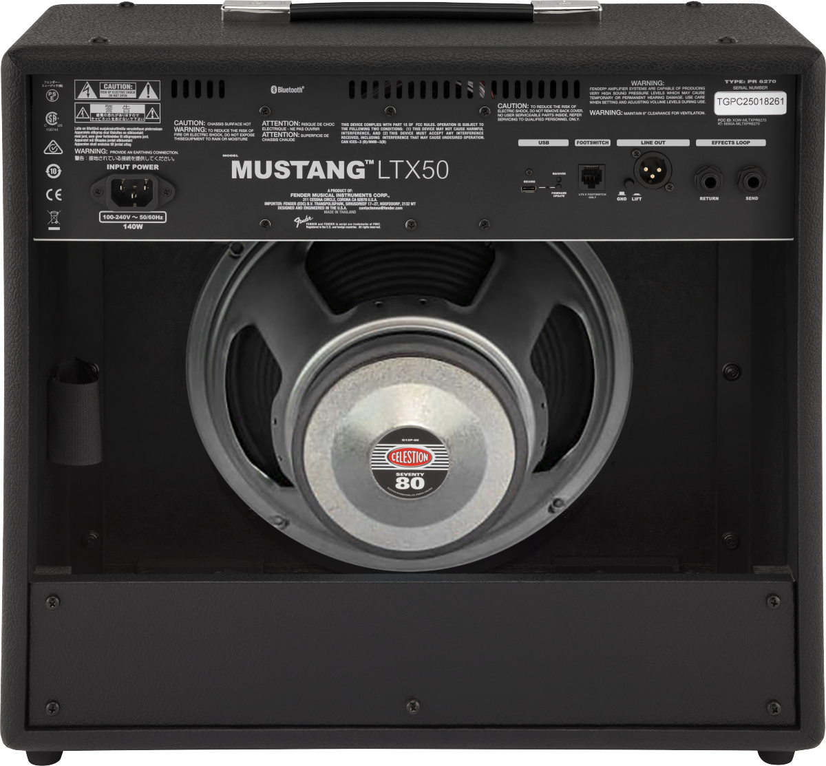 Fender Mustang Ltx50 50w 1x12 - Combo voor elektrische gitaar - Variation 1