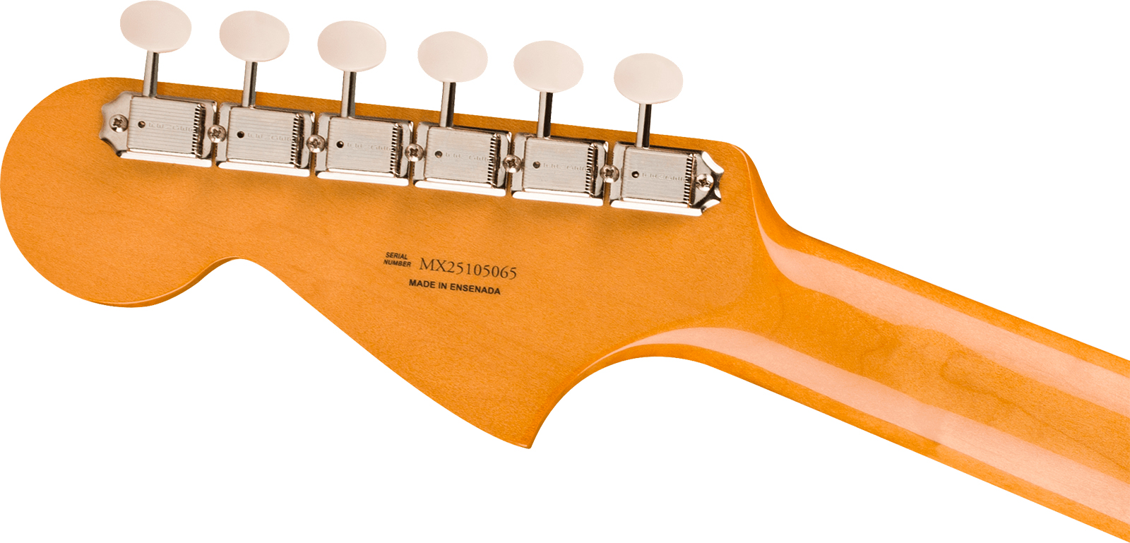 Fender Mustang Mid 60s Vintera 3 Mex Shsc 2s Trem Rw - Dakota Red - Retro-rock elektrische gitaar - Variation 3