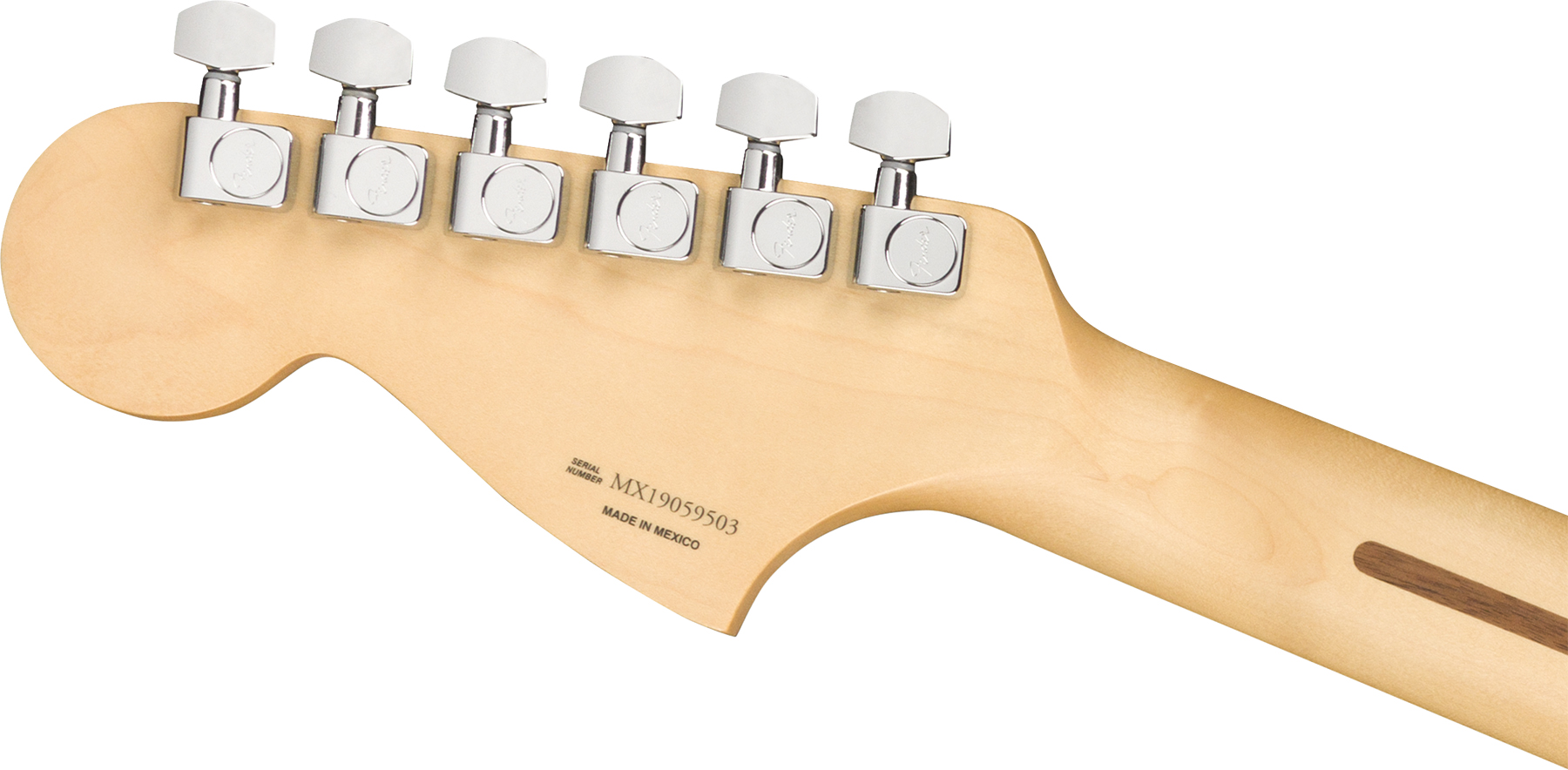 Fender Mustang Player Mex Ht Ss Mn - Surf Blue - Retro-rock elektrische gitaar - Variation 3