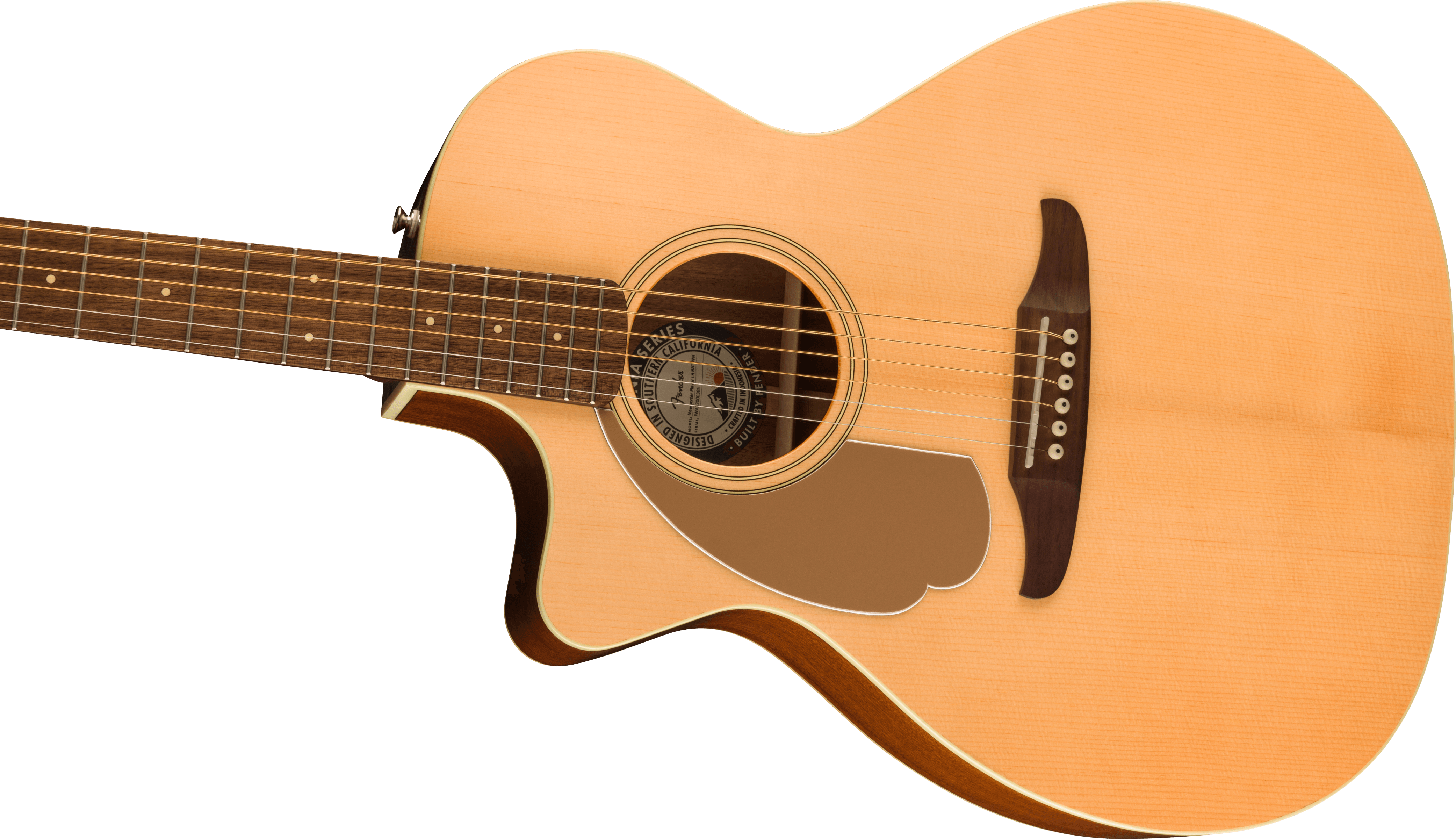 Fender Newporter Player Auditorium Gaucher Cw Epicea Acajou Wal - Natural - Volksgitaar - Variation 2