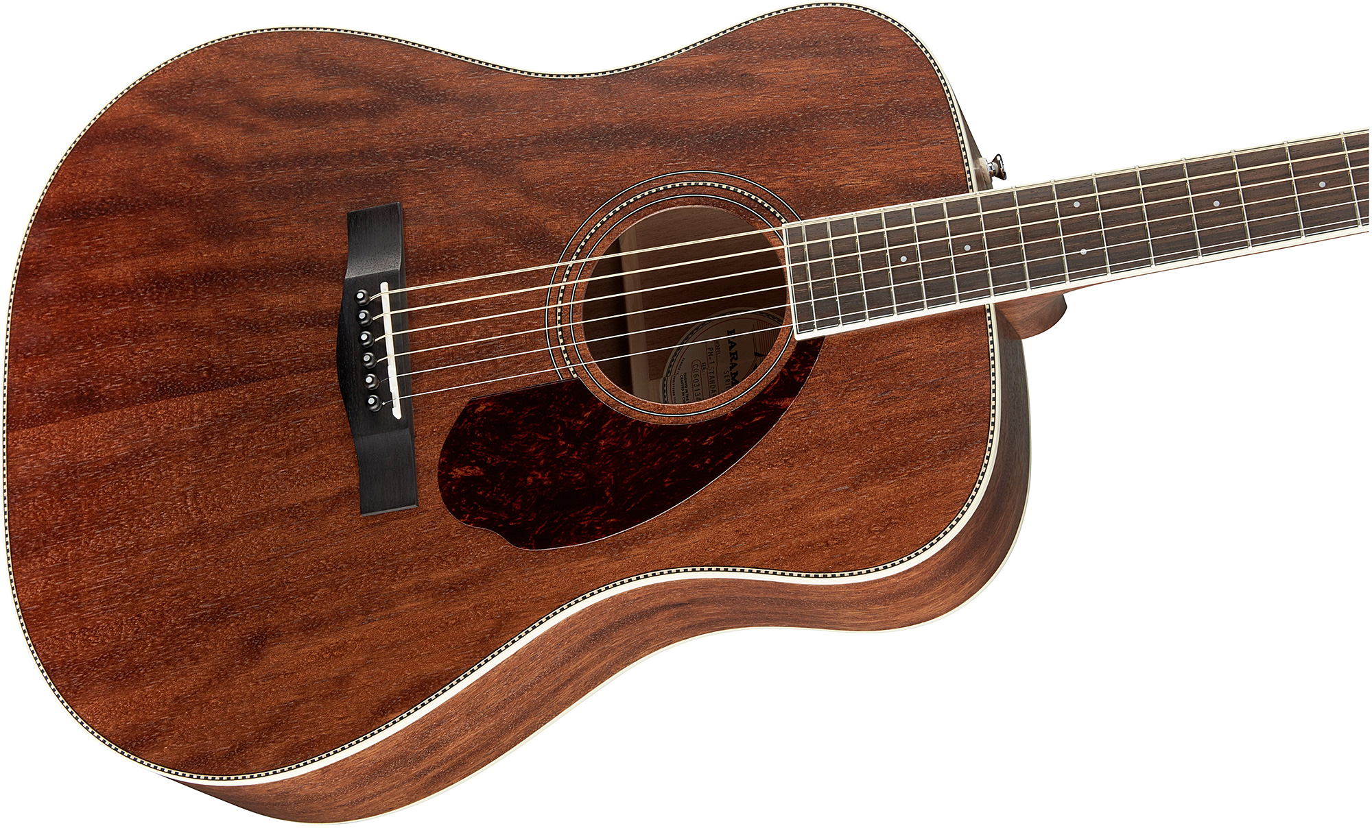 Fender Pm-1 Standard All Mahogany Case Paramount Dreadnought Tout Acajou 2016 - Natural Open Pore - Elektro-akoestische gitaar - Variation 3