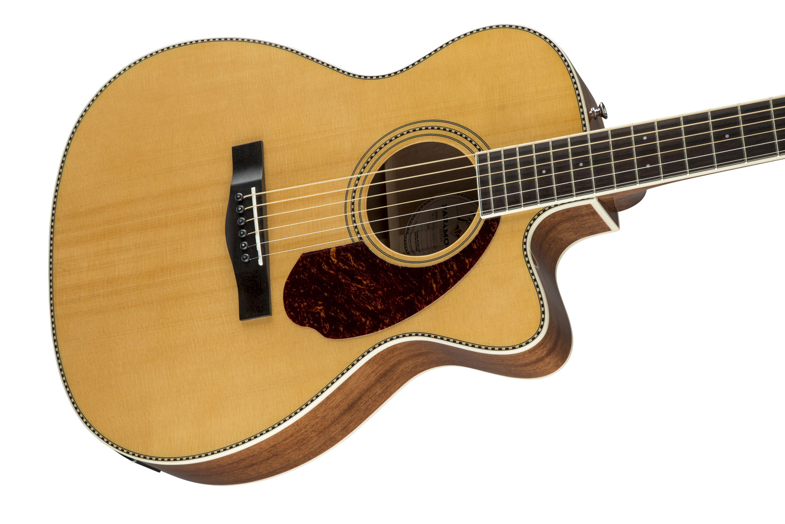 Fender Pm-3 Standard Paramount Triple-0 Cw Epicea Acajou 2017 - Natural - Elektro-akoestische gitaar - Variation 2