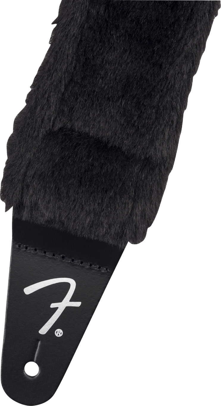 Fender Poodle Plush Strap Black - Gitaarriem - Variation 1