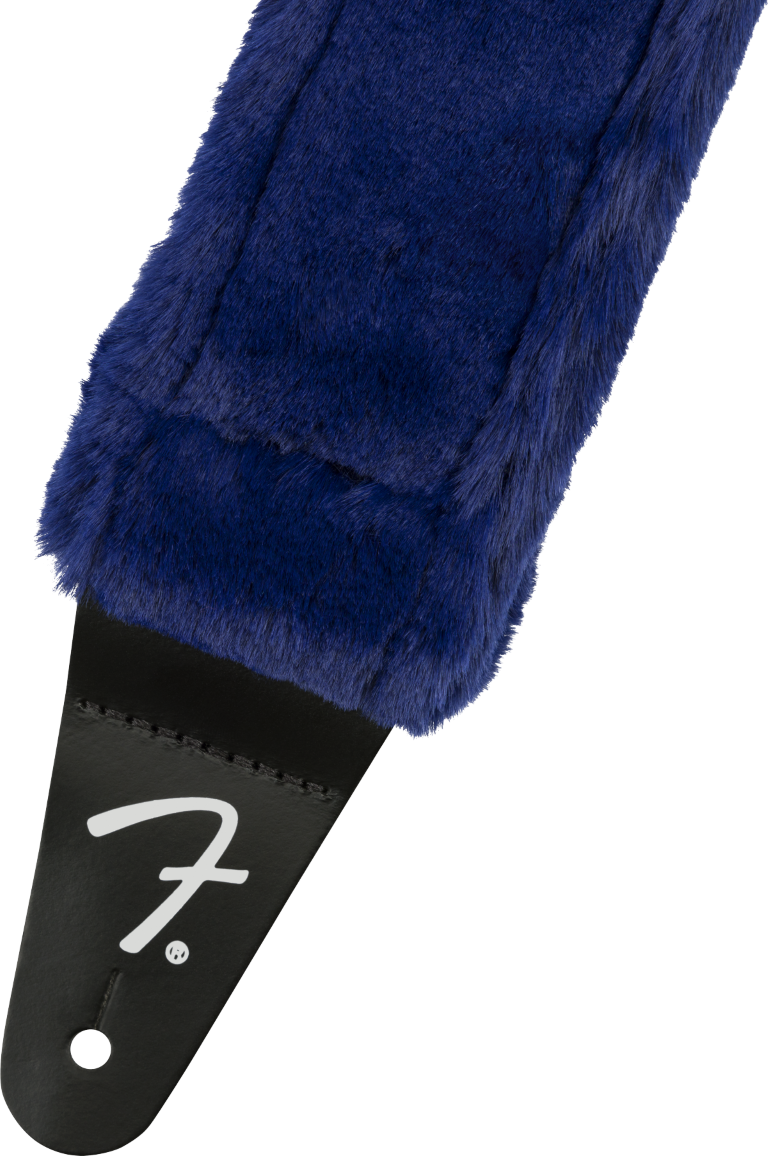 Fender Poodle Plush Strap Blue - Gitaarriem - Variation 1