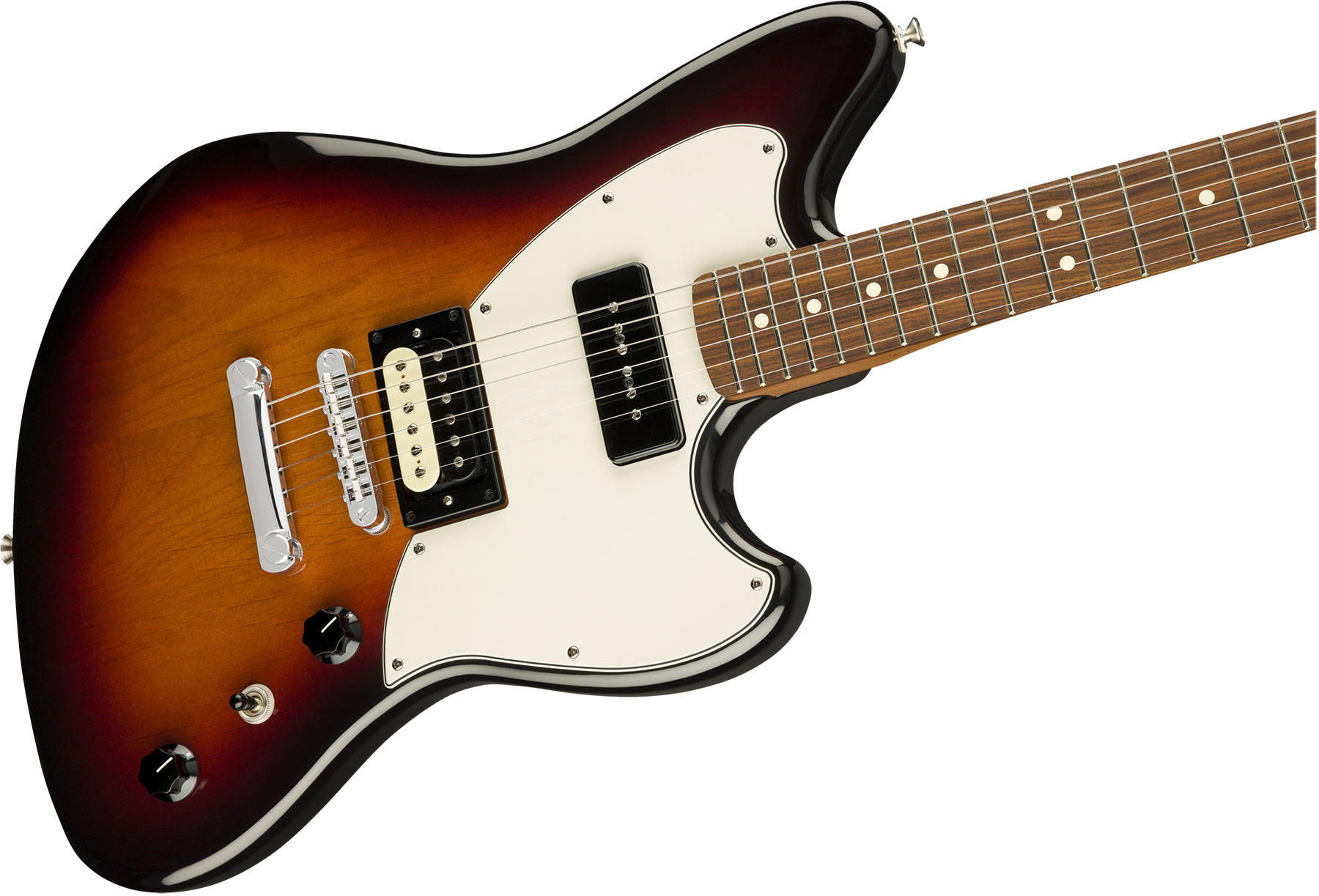 Fender Powercaster Alternate Reality Ltd Hp90 Ht Pf - 3-color Sunburst - Retro-rock elektrische gitaar - Variation 2