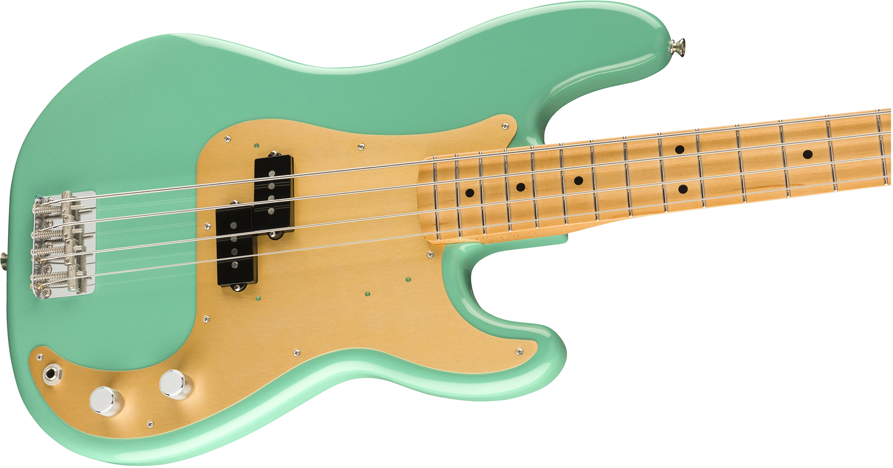 Fender Precision Bass 50s Vintera Vintage Mex Mn - Seafoam Green - Solid body elektrische bas - Variation 2