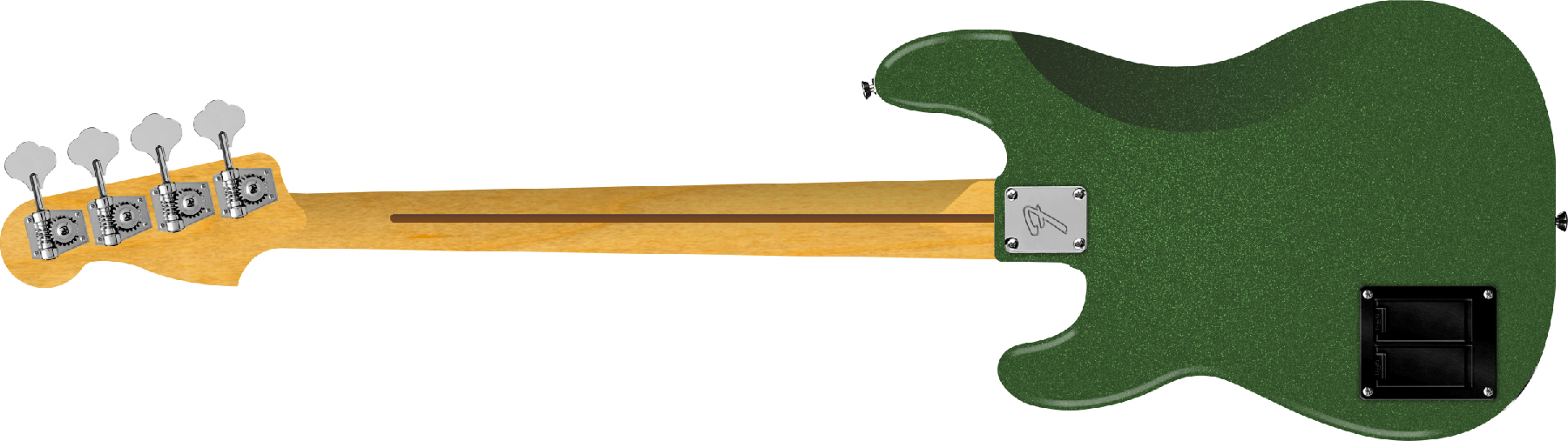 Fender Precision Bass Active Player Ii Modified Mex Rw - Harvest Green Metallic - Solid body elektrische bas - Variation 1