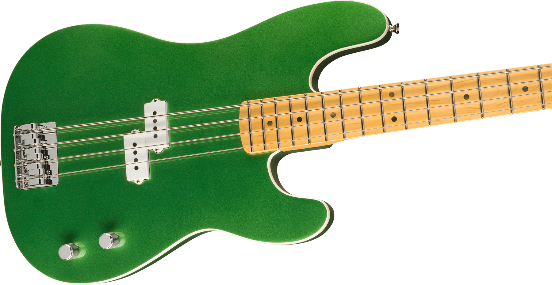 Fender Precision Bass Aerodyne Special Jap Mn - Speed Green Metallic - Solid body elektrische bas - Variation 2