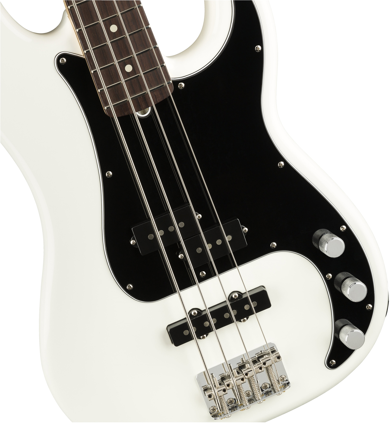 Fender Precision Bass American Performer Usa Rw - Arctic White - Solid body elektrische bas - Variation 2