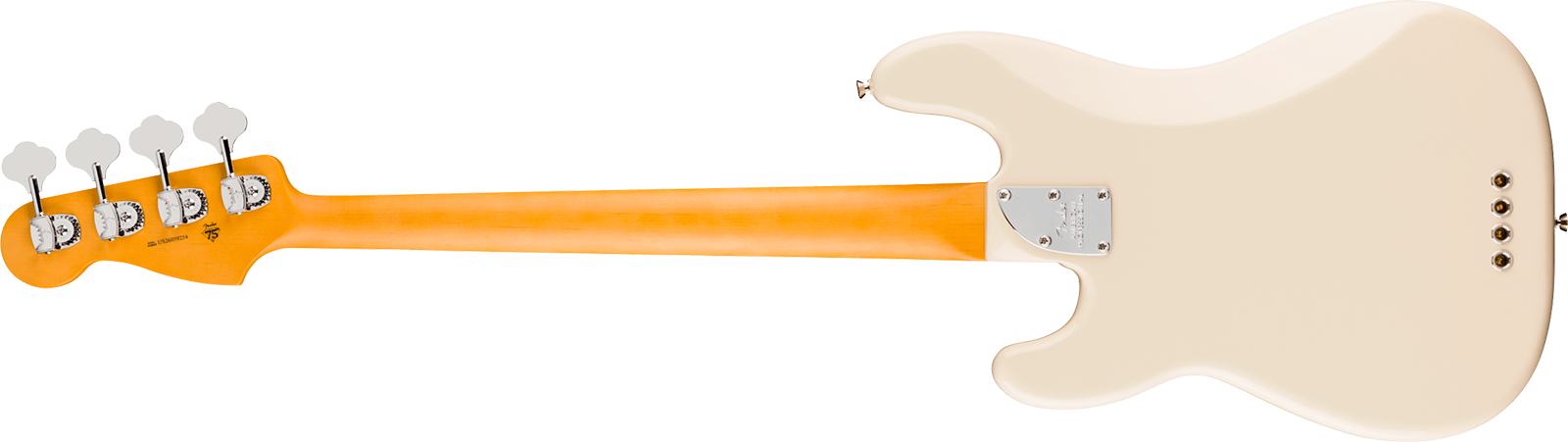 Fender Precision Bass American Pro. Usa Mn - Olympic White - Solid body elektrische bas - Variation 1