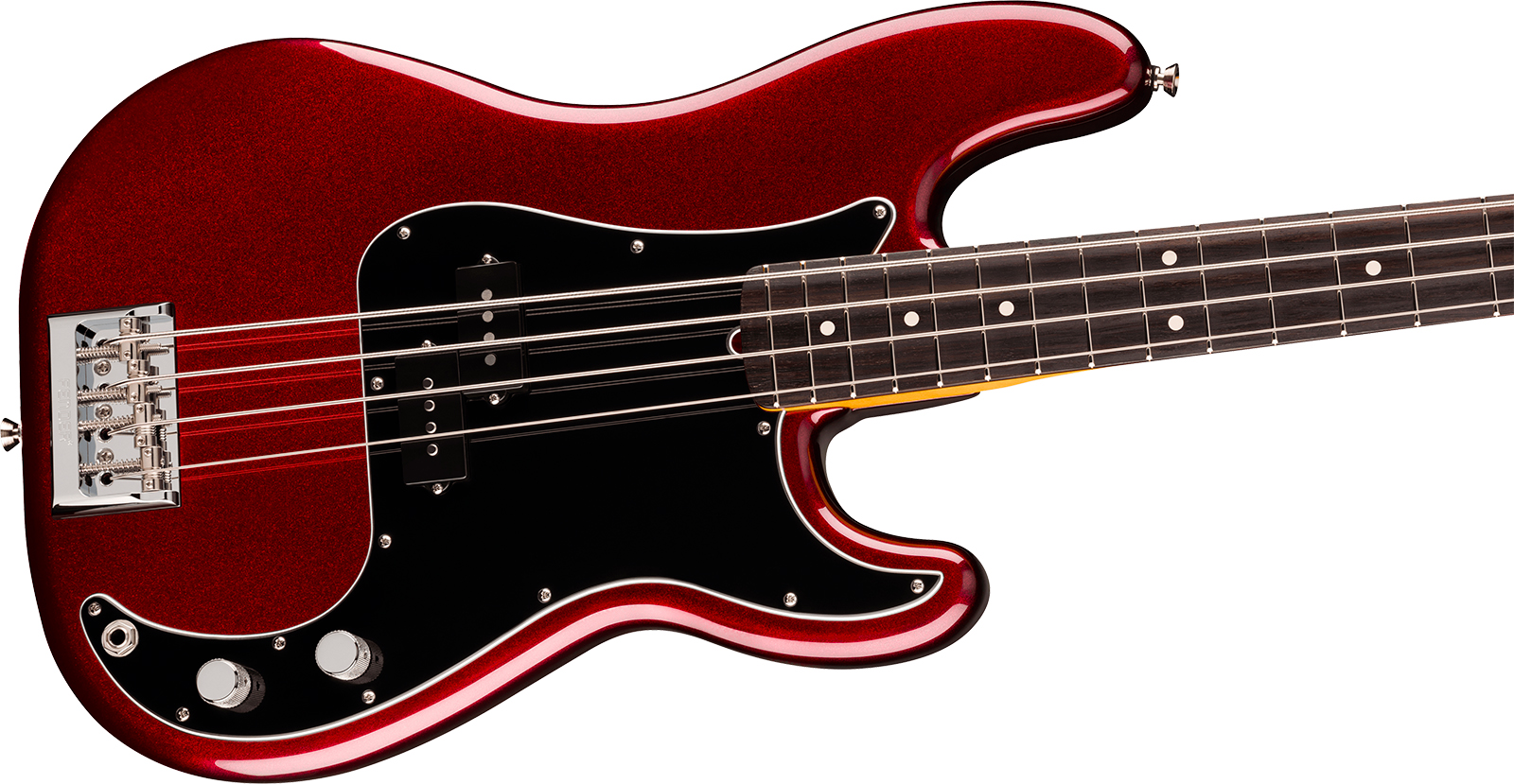 Fender Precision Bass American Pro. Usa Rw - Oxblood - Solid body elektrische bas - Variation 2