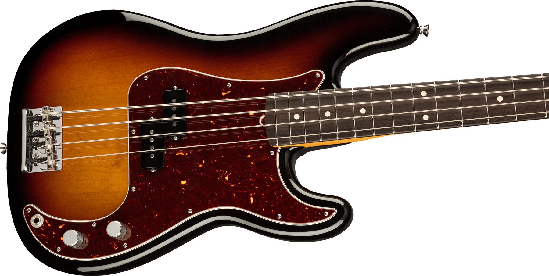 Fender Precision Bass American Professional Ii Lh Gaucher Usa Rw - 3-color Sunburst - Solid body elektrische bas - Variation 2