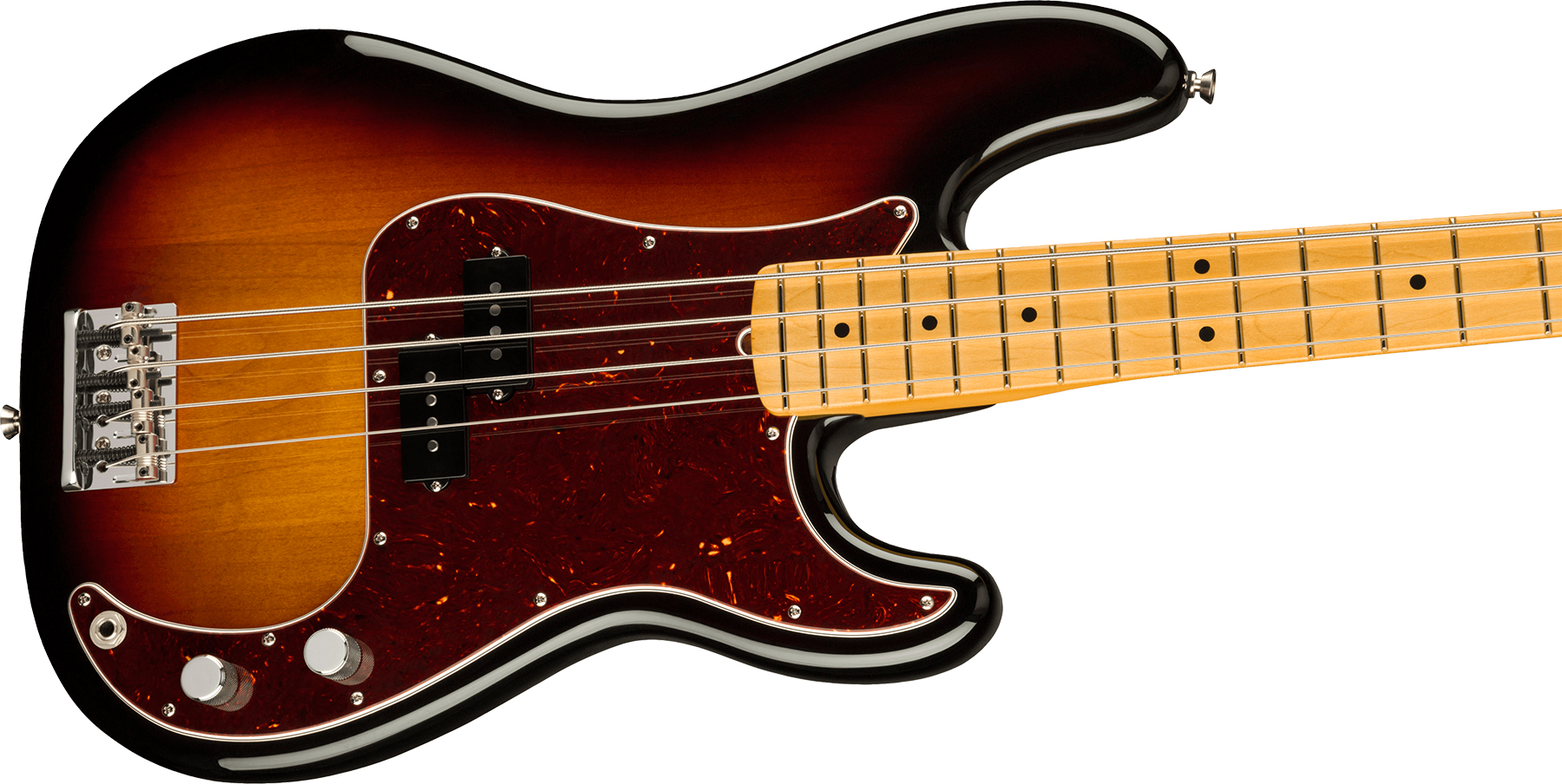 Fender Precision Bass American Professional Ii Usa Mn - 3-color Sunburst - Solid body elektrische bas - Variation 2