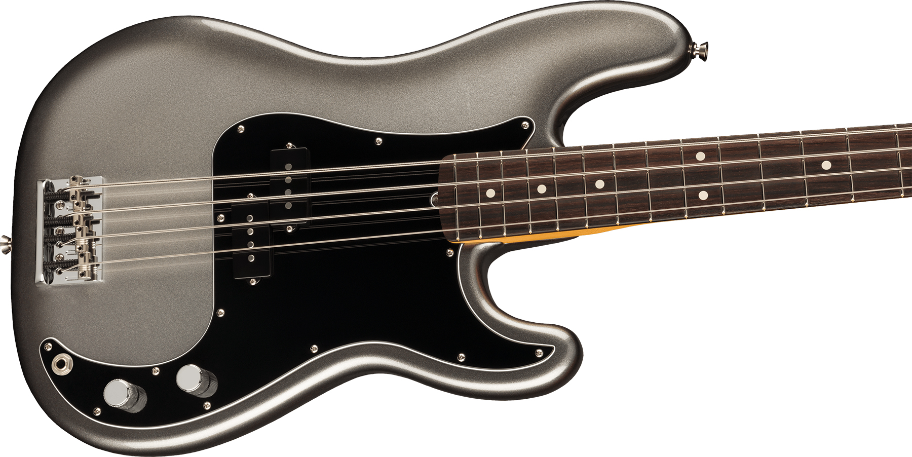Fender Precision Bass American Professional Ii Usa Rw - Mercury - Solid body elektrische bas - Variation 2