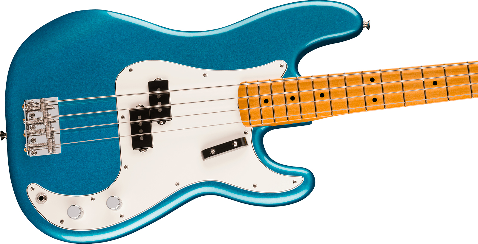 Fender Precision Bass Late 60s Vintera 3 Mex Mn - Lake Placid Blue - Solid body elektrische bas - Variation 2