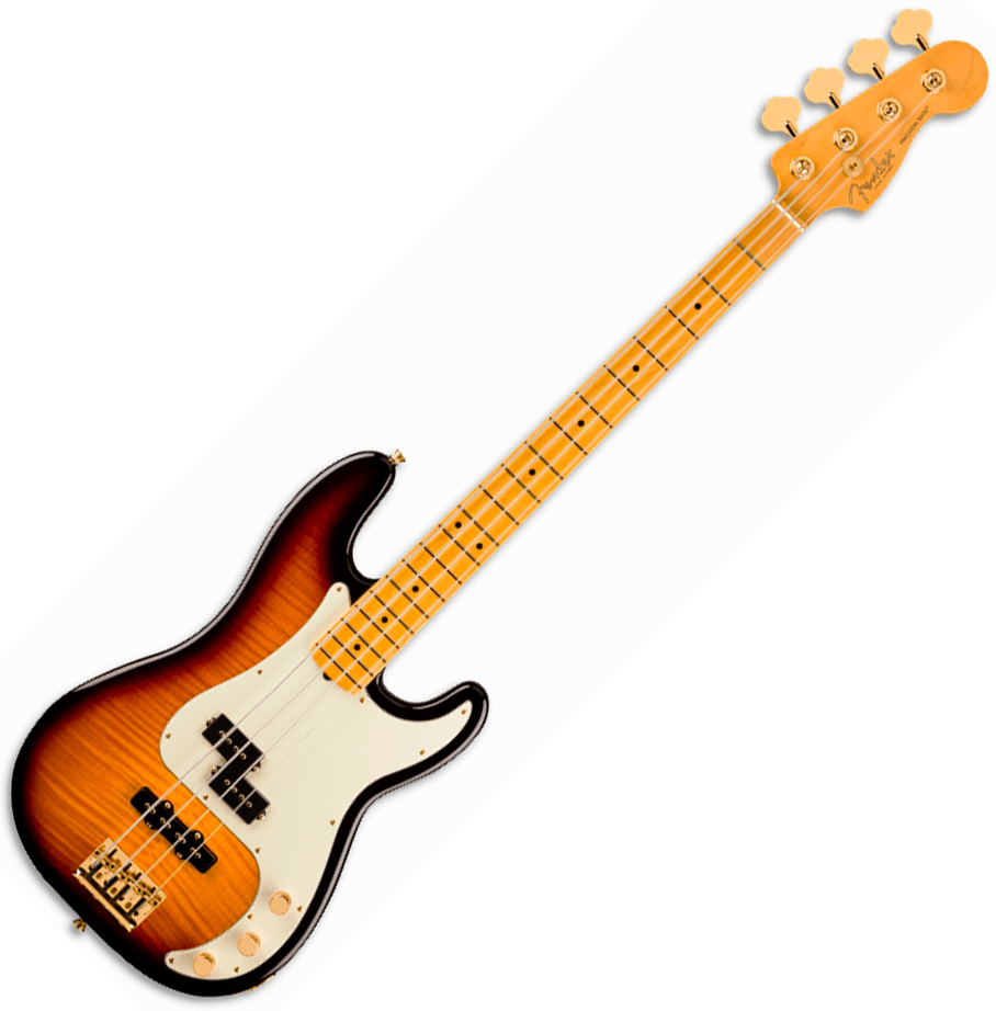 Fender Precision Bass Pj American Pro Ii 75th Ann. Usa Rw - 2-color Sunburst - Solid body elektrische bas - Variation 1