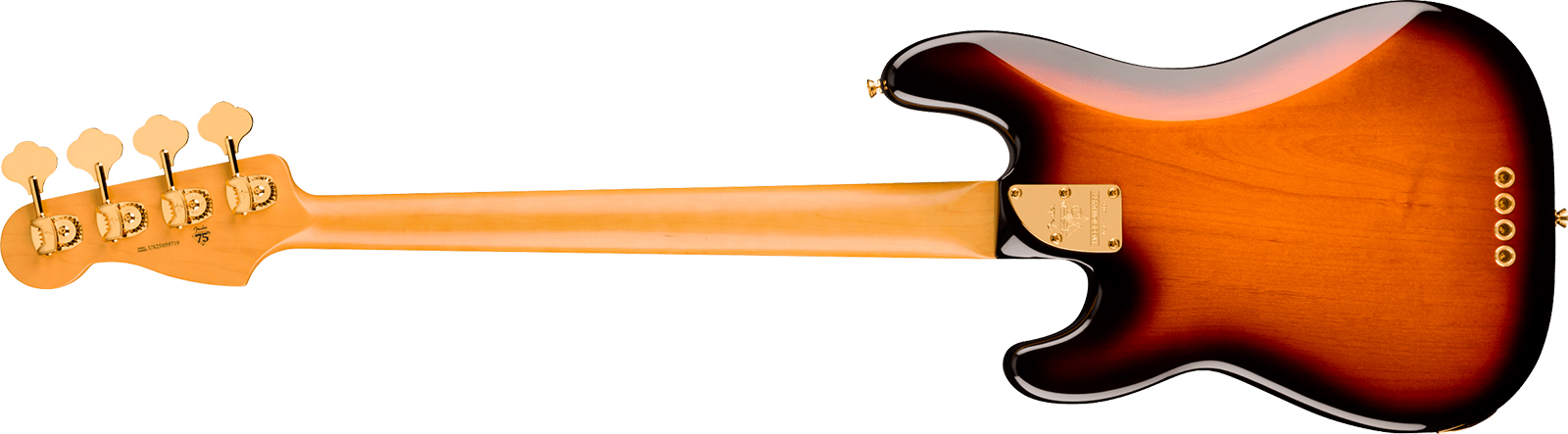 Fender Precision Bass Pj American Pro Ii 75th Ann. Usa Rw - 2-color Sunburst - Solid body elektrische bas - Variation 2