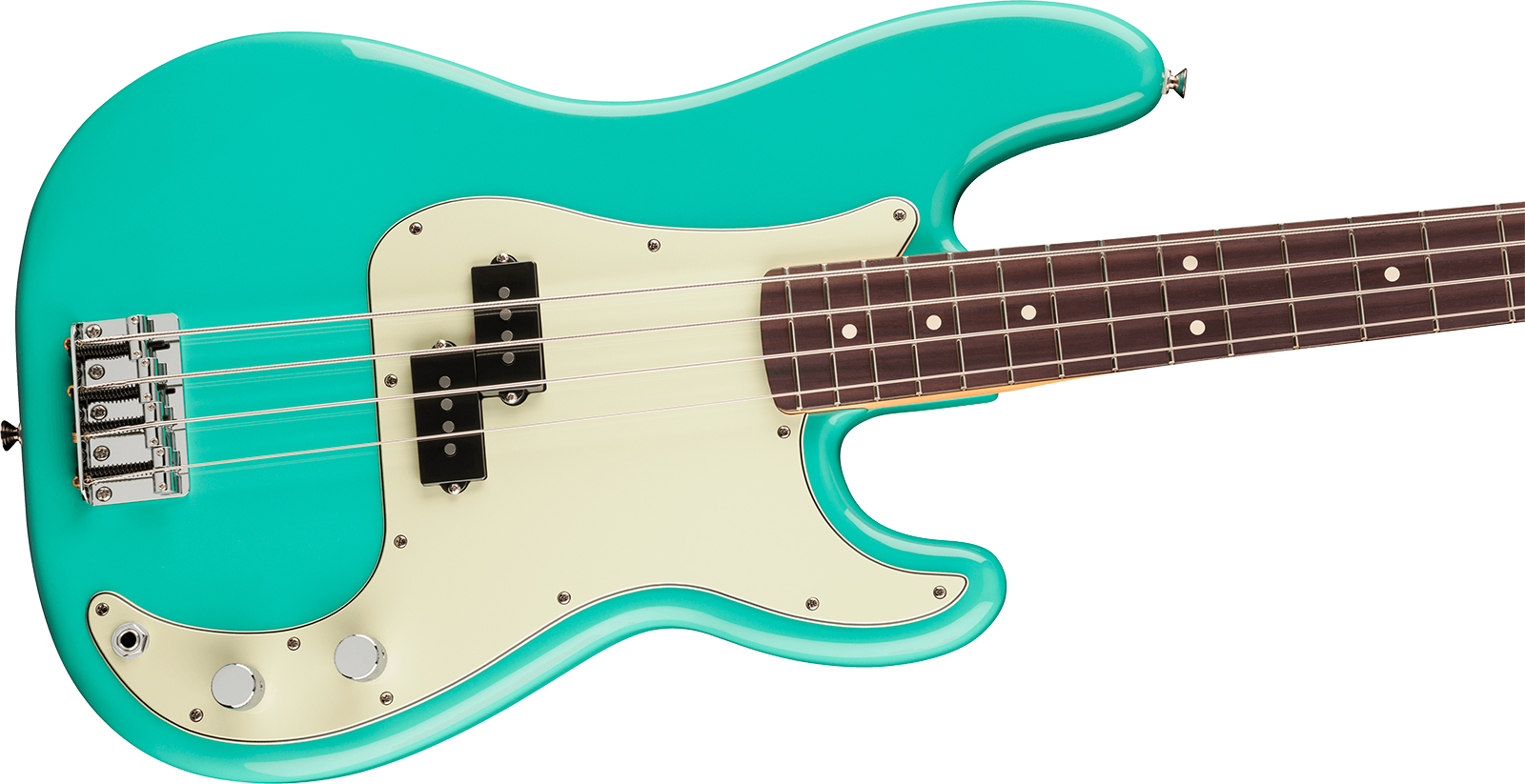 Fender Precision Bass Player Ii 75th Ann. Mex Ht 2s Rw - Seafoam Green - Solid body elektrische bas - Variation 2