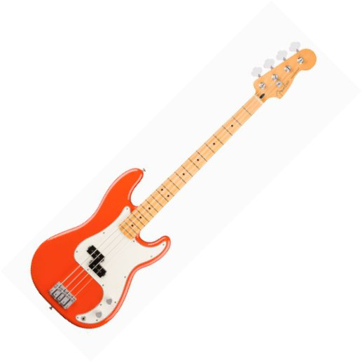 Fender Precision Bass Player Ii Mex Mn - Rallye Orange - Solid body elektrische bas - Variation 1