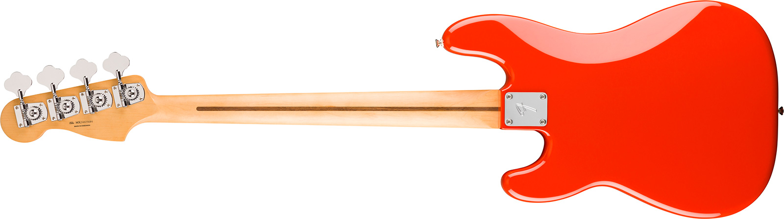 Fender Precision Bass Player Ii Mex Rw - Coral Red - Solid body elektrische bas - Variation 1