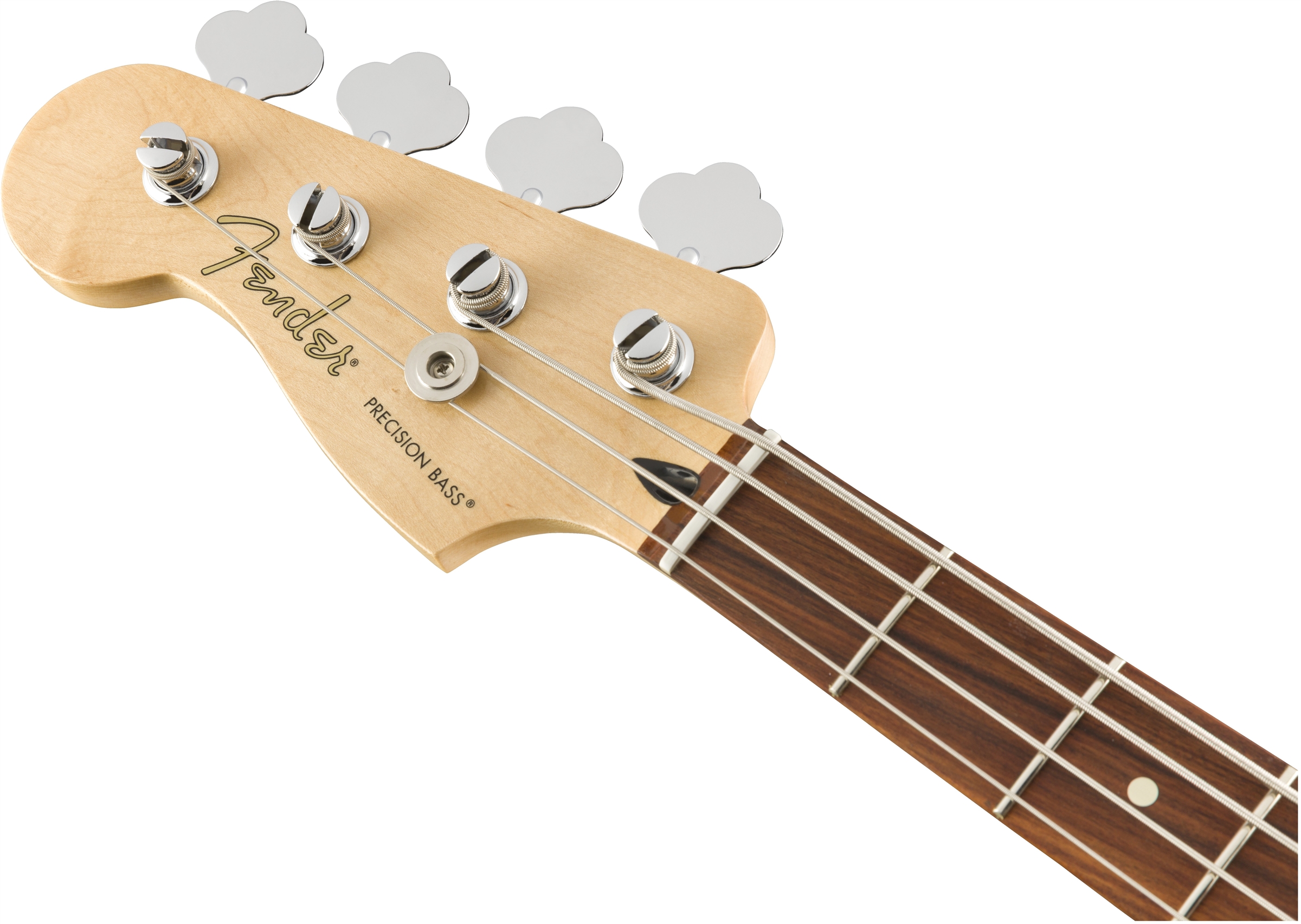 Fender Precision Bass Player Lh Gaucher Mex Pf - Polar White - Solid body elektrische bas - Variation 4