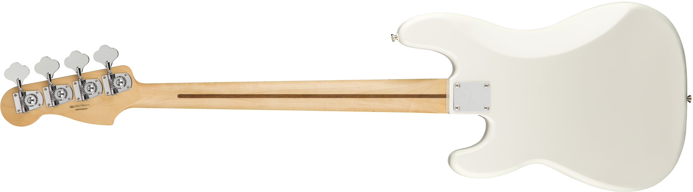 Fender Precision Bass Player Mex Mn - Polar White - Solid body elektrische bas - Variation 1