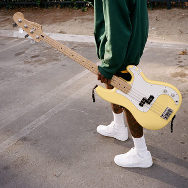 Fender Precision Bass Player Mex Mn - Buttercream - Solid body elektrische bas - Variation 7