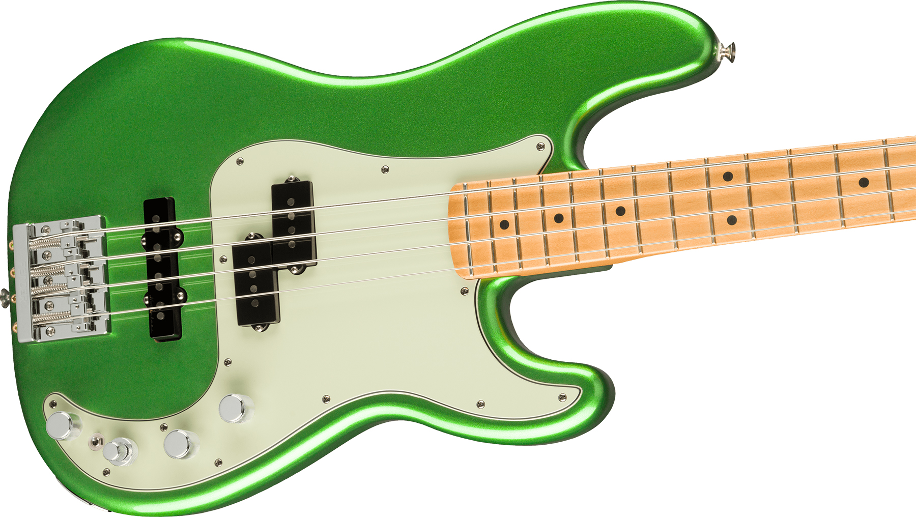 Fender Precision Bass Player Plus Mex Active Mn - Cosmic Jade - Solid body elektrische bas - Variation 2