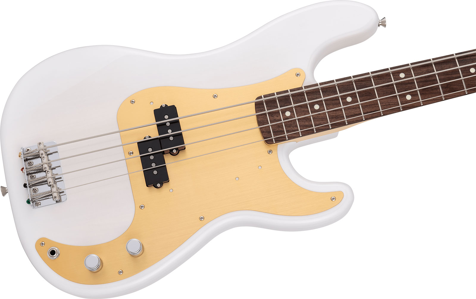 Fender Precision Bass Traditional 50s Jap 2s Trem Rw - White Blonde - Solid body elektrische bas - Variation 2