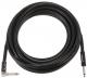 Professional Instrument Cable, Straight/Angle, 25ft - Black