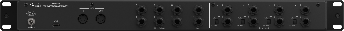 Fender Quantum Lt 16 Usb-c - USB audio-interface - Variation 2